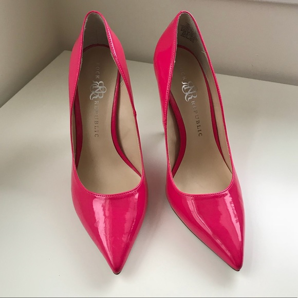 NWOT ROCK & REPUBLIC Jett Pink Pumps (8.5) - Picture 6 of 7